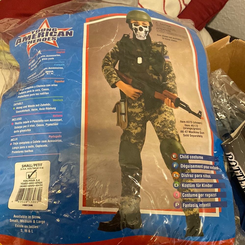 KIDS CAMO TROOPER COSTUME